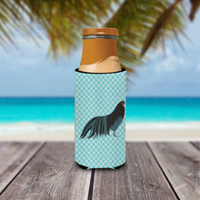 Load image into Gallery viewer, Sumatra Chicken Blue Check   Hugger for slim cans