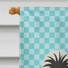 Load image into Gallery viewer, Polish Poland Chicken Blue Check Flag Canvas House Size BB8008CHF