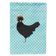 Load image into Gallery viewer, Polish Poland Chicken Blue Check Flag Canvas House Size BB8008CHF