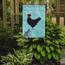 Load image into Gallery viewer, Polish Poland Chicken Blue Check Garden Flag - Outdoor Decorative Yard Flag