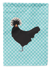 Load image into Gallery viewer, Polish Poland Chicken Blue Check Garden Flag - Outdoor Decorative Yard Flag