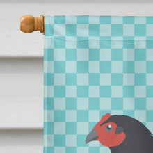 Load image into Gallery viewer, Jersey Giant Chicken Blue Check Flag Canvas House Size BB8009CHF