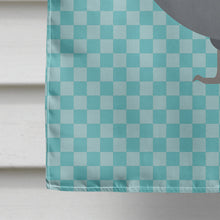 Load image into Gallery viewer, Jersey Giant Chicken Blue Check Flag Canvas House Size BB8009CHF