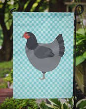 Load image into Gallery viewer, Jersey Giant Chicken Blue Check Garden Flag - Outdoor Decorative Yard Flag
