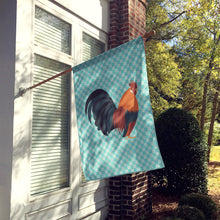 Load image into Gallery viewer, Dutch Bantam Chicken Blue Check Flag Canvas House Size BB8010CHF