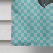 Load image into Gallery viewer, Dutch Bantam Chicken Blue Check Flag Canvas House Size BB8010CHF