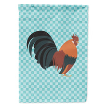 Load image into Gallery viewer, Dutch Bantam Chicken Blue Check Flag Canvas House Size BB8010CHF