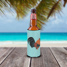 Load image into Gallery viewer, Dutch Bantam Chicken Blue Check   Hugger for slim cans