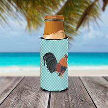 Load image into Gallery viewer, Dutch Bantam Chicken Blue Check   Hugger for slim cans