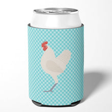 Load image into Gallery viewer, German Langshan Chicken Blue Check Can or Bottle Hugger BB8011CC