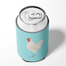 Load image into Gallery viewer, German Langshan Chicken Blue Check Can or Bottle Hugger BB8011CC