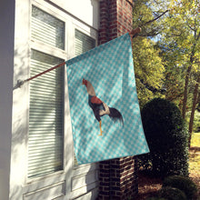 Load image into Gallery viewer, Kulang Chicken Blue Check Flag Canvas House Size BB8012CHF