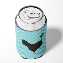 Load image into Gallery viewer, Naked Neck Chicken Blue Check Can or Bottle Hugger BB8013CC