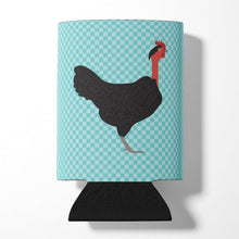 Load image into Gallery viewer, Naked Neck Chicken Blue Check Can or Bottle Hugger BB8013CC