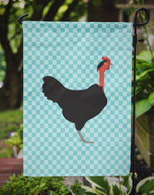 Load image into Gallery viewer, Naked Neck Chicken Blue Check Garden Flag - Outdoor Decorative Yard Flag
