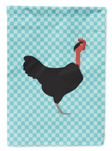 Load image into Gallery viewer, Naked Neck Chicken Blue Check Garden Flag - Outdoor Decorative Yard Flag