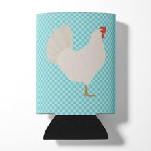 Load image into Gallery viewer, Leghorn Chicken Blue Check Can or Bottle Hugger BB8014CC