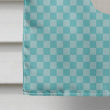Load image into Gallery viewer, Leghorn Chicken Blue Check Flag Canvas House Size BB8014CHF