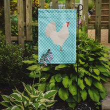 Load image into Gallery viewer, Leghorn Chicken Blue Check Garden Flag - Outdoor Decorative Yard Flag