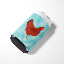Load image into Gallery viewer, New Hampshire Red Chicken Blue Check Can or Bottle Hugger BB8017CC