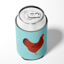 Load image into Gallery viewer, New Hampshire Red Chicken Blue Check Can or Bottle Hugger BB8017CC