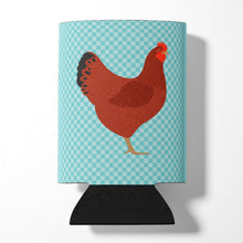 Load image into Gallery viewer, New Hampshire Red Chicken Blue Check Can or Bottle Hugger BB8017CC