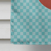 Load image into Gallery viewer, New Hampshire Red Chicken Blue Check Flag Canvas House Size BB8017CHF