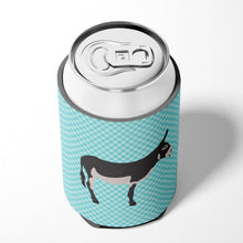 Load image into Gallery viewer, American Mammoth Jack Donkey Blue Check Can or Bottle Hugger BB8018CC