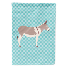 Load image into Gallery viewer, Australian Teamster Donkey Blue Check Flag Canvas House Size BB8020CHF