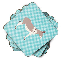 Load image into Gallery viewer, Australian Teamster Donkey Blue Check Foam Coaster  BB8020FC