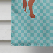 Load image into Gallery viewer, Irish Donkey Blue Check Flag Canvas House Size BB8022CHF