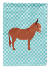 Load image into Gallery viewer, Irish Donkey Blue Check Garden Flag - Outdoor Decorative Yard Flag