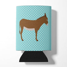 Load image into Gallery viewer, Cotentin Donkey Blue Check Can or Bottle Hugger BB8023CC