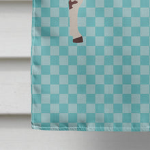 Load image into Gallery viewer, American Spotted Donkey Blue Check Flag Canvas House Size BB8025CHF
