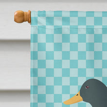 Load image into Gallery viewer, Rouen Duck Blue Check Flag Canvas House Size BB8030CHF