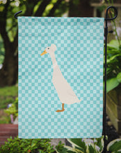 Load image into Gallery viewer, Bali Duck Blue Check Garden Flag - Outdoor Decorative Yard Flag