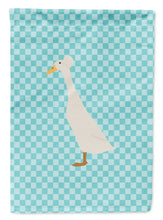 Load image into Gallery viewer, Bali Duck Blue Check Garden Flag - Outdoor Decorative Yard Flag
