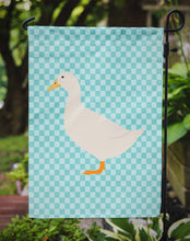Load image into Gallery viewer, American Pekin Duck Blue Check Garden Flag - Outdoor Decorative Yard Flag