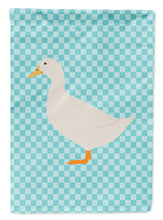Load image into Gallery viewer, American Pekin Duck Blue Check Garden Flag - Outdoor Decorative Yard Flag