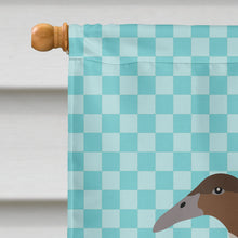 Load image into Gallery viewer, Dutch Hook Bill Duck Blue Check Flag Canvas House Size BB8035CHF