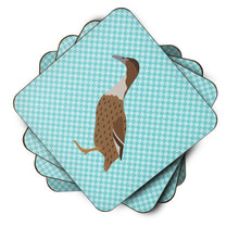 Load image into Gallery viewer, Dutch Hook Bill Duck Blue Check Foam Coaster  BB8035FC