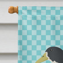 Load image into Gallery viewer, Blue Swedish Duck Blue Check Flag Canvas House Size BB8036CHF