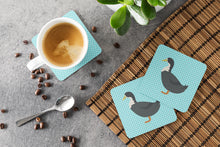 Load image into Gallery viewer, Blue Swedish Duck Blue Check Foam Coaster  BB8036FC