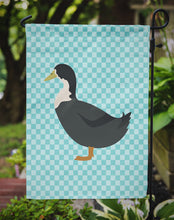 Load image into Gallery viewer, Blue Swedish Duck Blue Check Garden Flag - Outdoor Decorative Yard Flag