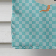 Load image into Gallery viewer, Muscovy Duck Blue Check Flag Canvas House Size BB8038CHF