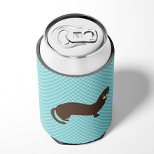 Load image into Gallery viewer, Russian or European Mink Blue Check Can or Bottle Hugger BB8042CC