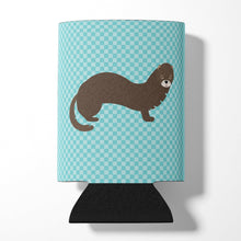 Load image into Gallery viewer, Russian or European Mink Blue Check Can or Bottle Hugger BB8042CC