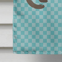 Load image into Gallery viewer, Russian or European Mink Blue Check Flag Canvas House Size BB8042CHF