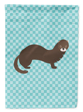 Load image into Gallery viewer, Russian or European Mink Blue Check Garden Flag - Outdoor Decorative Yard Flag