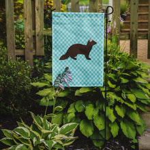 Load image into Gallery viewer, Sable Marten Blue Check Garden Flag - Outdoor Decorative Yard Flag